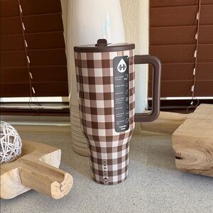 Hydrojug x Acta  40oz Brown  Gingham